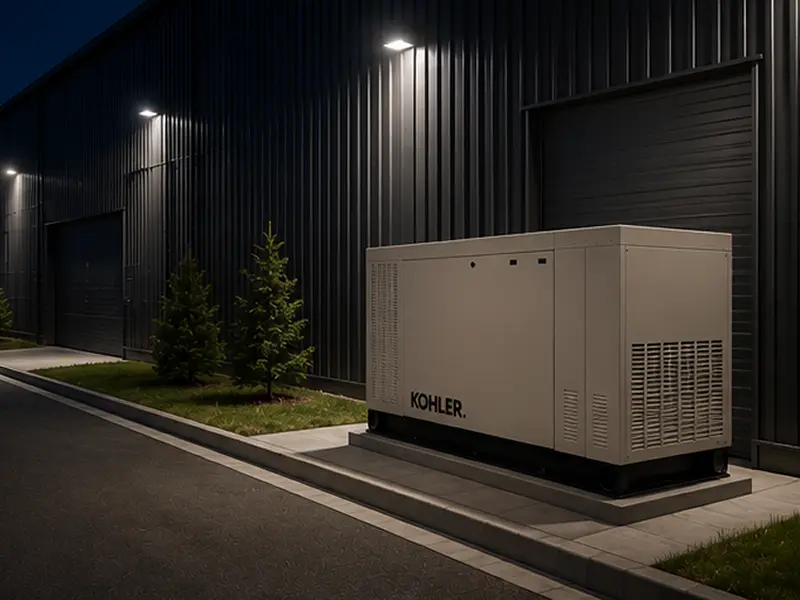 Grupo electrógeno Kohler para operación industrial y continuidad energética