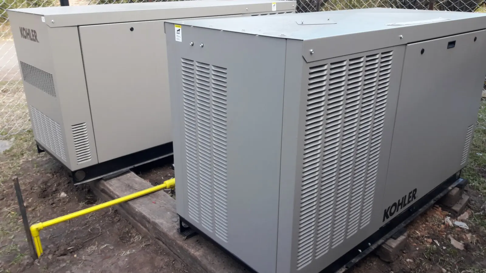 Instalación de grupos electrógenos Kohler a gas en complejo deportivo