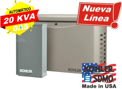 KOHLER 20RESAT generador eléctrico a gas 17 Kva