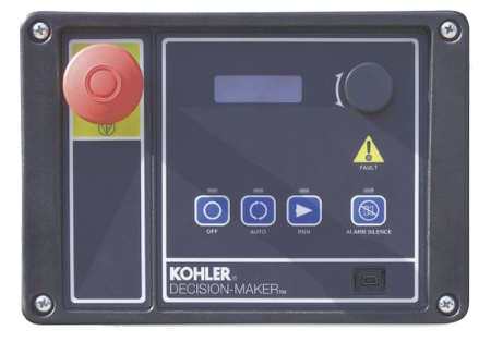 Tablero de comando y control de los generadores Kohler